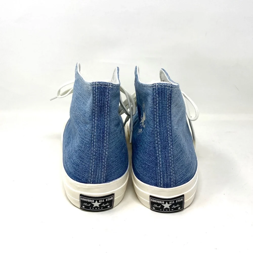 Converse All Star Chuck 70 High Top Light Denim Canvas Men’s Sneakers 165648C - Picture 6 of 9